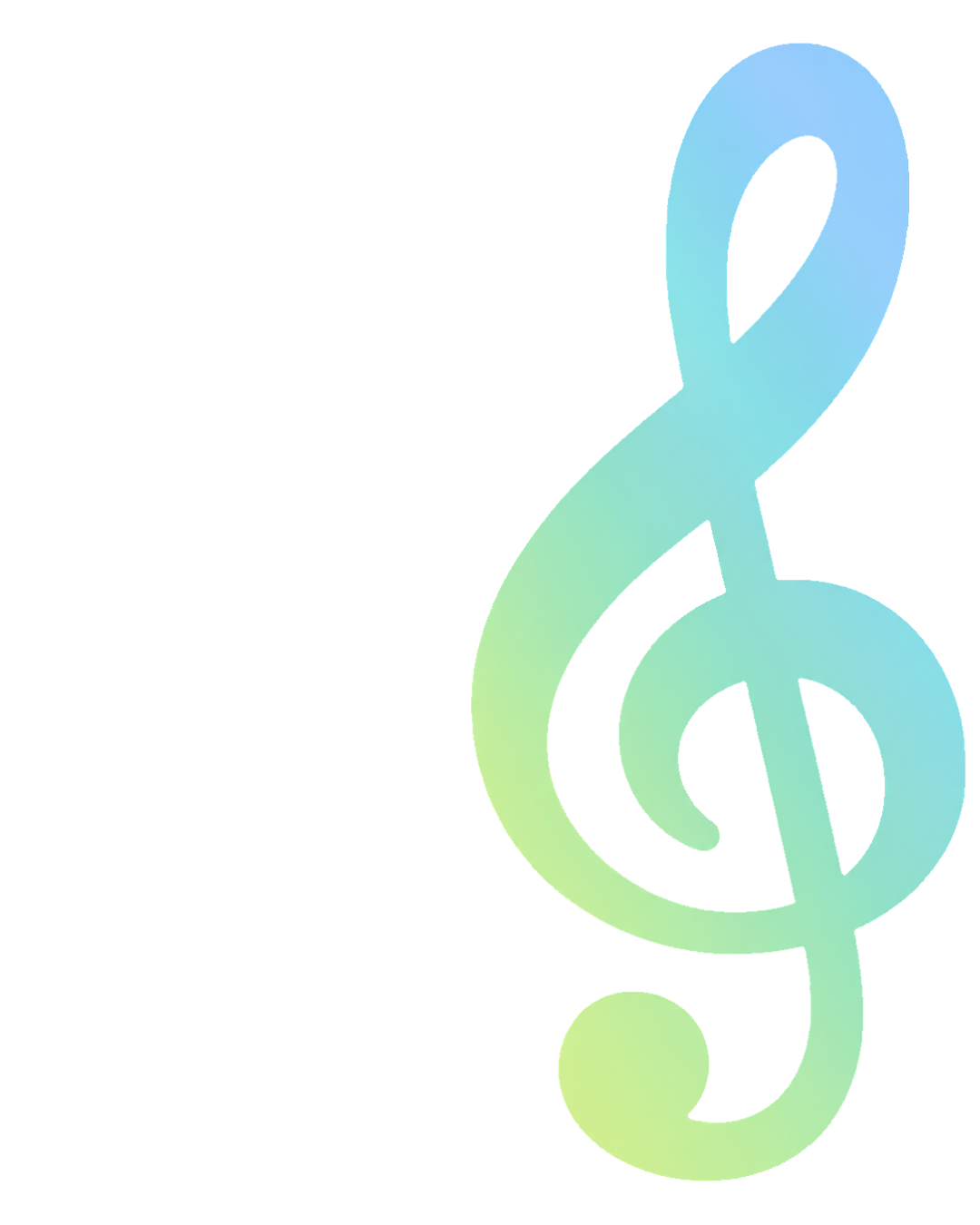 transparent treble clef png